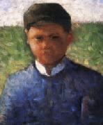 Georges Seurat The Little Peasant in Blue china oil painting reproduction